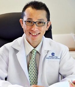 Foto Dr. Lee Fatt Nam, dokter mata di Loh Guan Lye