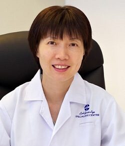Foto Dr. Nellie Cheah Lay Chin, dokter onkologi di Loh Guan Lye