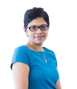 Foto Dr. Shanthi Palaniappan, dokter internis di Pantai Hospital Kuala Lumpur
